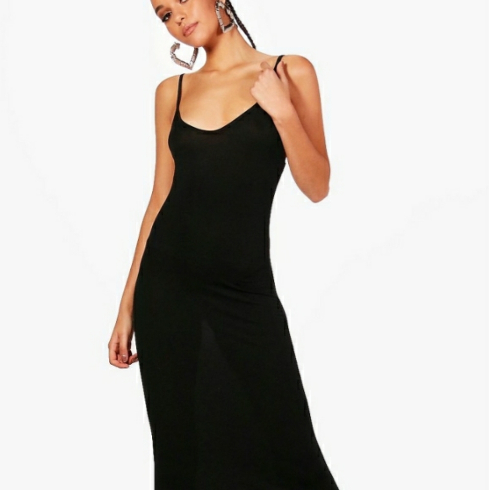 [H&M] Spaghetti Strap Jersey Midi Dress